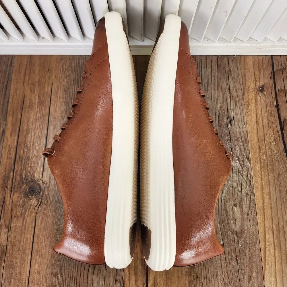 Cole Haan Grand Crosscourt II Sneakers Mens Size 11 M Brown Leather Shoes C26521